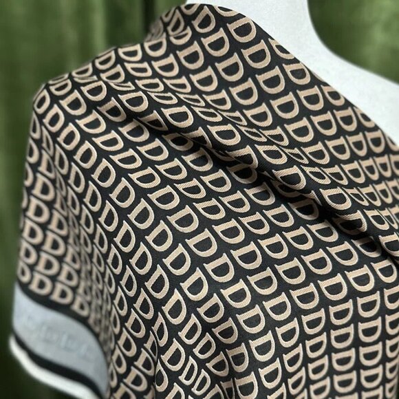 Luxury Print Women's Scarf Neck Tie Scarf Bandana Boho Style - Picture 4 of 5